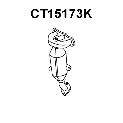 Catalyst elbow admission VENEPORTE CT15173K
