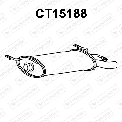 Rear Muffler Citroën XSARA · Citroën XSARA Coupe