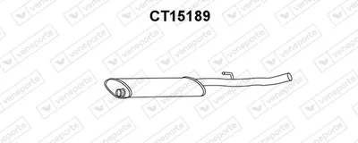 Front Muffler Citroën EVASION MPV · Citroën JUMPY I · Citroën JUMPY I Van