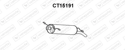 Rear Muffler Citroën XANTIA Break