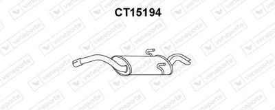 Rear Muffler Citroën EVASION MPV · Citroën JUMPY I · Citroën JUMPY I Van
