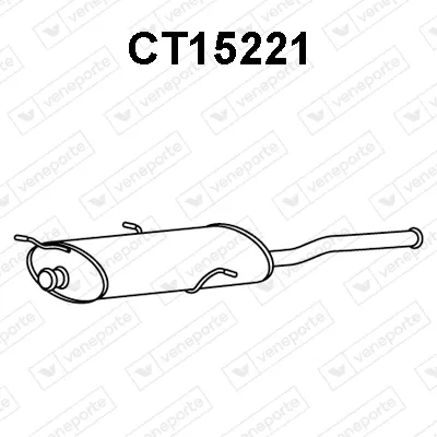 Rear Muffler Citroën XSARA Break