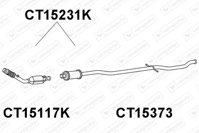 Catalytic Converter Citroën C5 I · Citroën C5 I Break