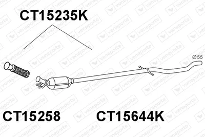 Catalytic Converter Citroën C5 I · Citroën C5 I Break