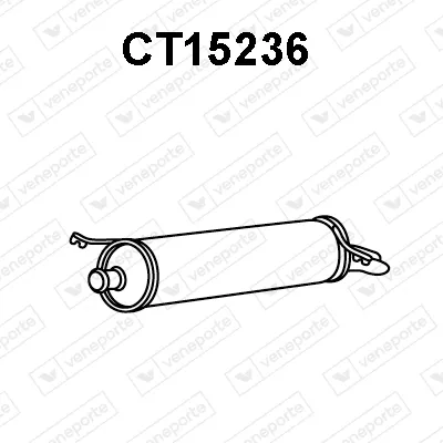 Rear Muffler Citroën C5 I · Citroën C5 I Break
