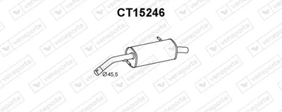 Rear Muffler Citroën C3 I · Citroën C3 Pluriel · Citroën C2