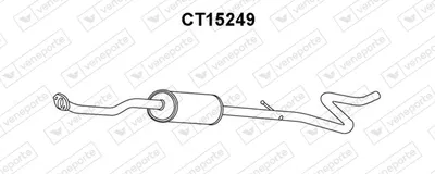Front Muffler Citroën C3 I · Citroën C3 Pluriel