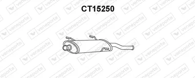 Rear Muffler Citroën XSARA Break
