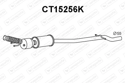 Catalytic Converter Citroën C5 II · Citroën C5 II Break