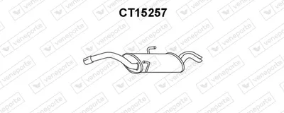 Rear Muffler Citroën EVASION MPV · Citroën JUMPY I · Citroën JUMPY I Van