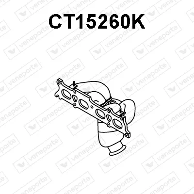 Manifold Catalytic Converter Citroën C5 II · Citroën C5 II Break