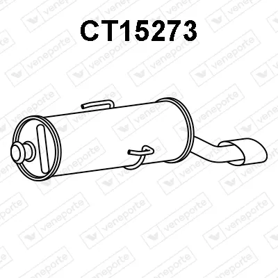 Rear Muffler Citroën SAXO