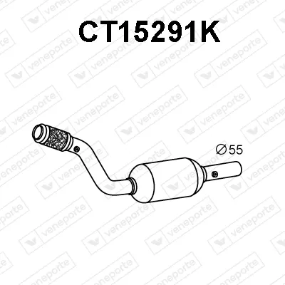 Catalytic Converter Citroën C8 · Fiat ULYSSE · Lancia PHEDRA