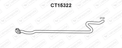 Exhaust Pipe Citroën C2