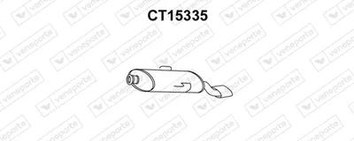 Rear Muffler Citroën SAXO