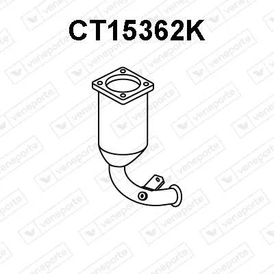 Catalytic Converter Citroën C4 Coupe · Citroën C4 I · Peugeot 206 Hatchback