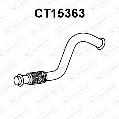 Exhaust Pipe Citroën C4 Coupe · Citroën C4 I · Peugeot 307