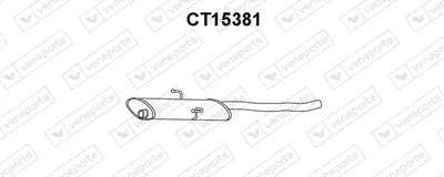 Front Muffler Citroën EVASION MPV · Fiat ULYSSE · Lancia ZETA