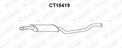 Centre Muffler Citroën XANTIA · Citroën XANTIA Break