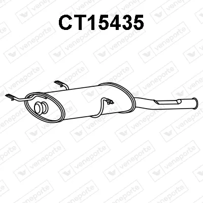 Rear Muffler Citroën XSARA Break
