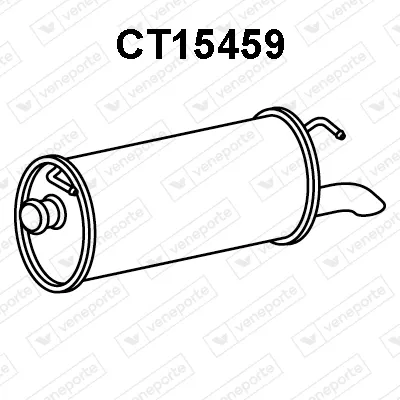Rear Muffler Citroën XM