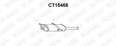 Rear Muffler Citroën XSARA Break