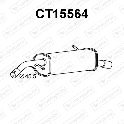Rear Muffler Citroën C3 I · Citroën C2