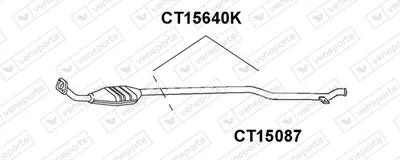Catalytic Converter Citroën C15 Box Body/MPV