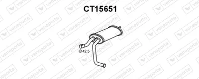 Rear Muffler Citroën GS · Citroën GS Break