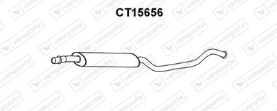Front Muffler Citroën XANTIA Break