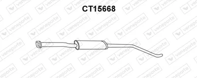 Front Muffler Citroën AX