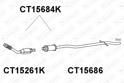 Catalytic Converter Citroën C5 I · Citroën C5 I Break