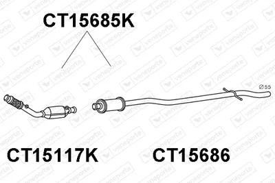 Catalytic Converter Citroën C5 I · Citroën C5 I Break