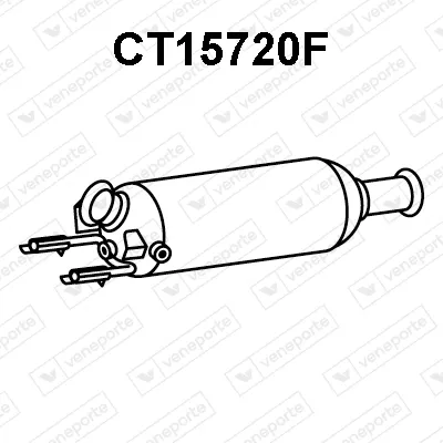 Soot/Particulate Filter, exhaust system Citroën C-CROSSER · Citroën C-CROSSER ENTERPRISE · Citroën C-CROSSER Van