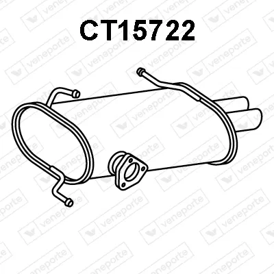 Rear Muffler Citroën C-CROSSER · Citroën C-CROSSER ENTERPRISE · Citroën C-CROSSER Van