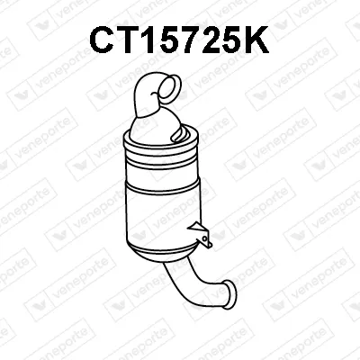 Catalytic Converter Citroën JUMPY II · Citroën JUMPY II Van · Fiat SCUDO Bus