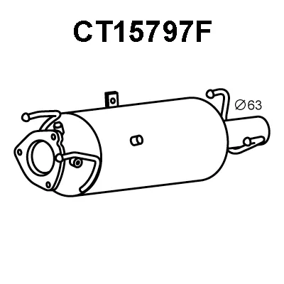Soot/Particulate Filter, exhaust system Citroën JUMPER II Bus · Citroën JUMPER II Van · Citroën JUMPER II Platform/Chassis