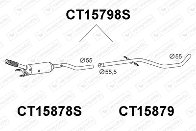 Soot/Particulate Filter, exhaust system Citroën C5 III · Citroën C5 III Break · Peugeot 508 I