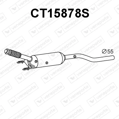 Soot/Particulate Filter, exhaust system Citroën C5 III · Citroën C5 III Break · Peugeot 407