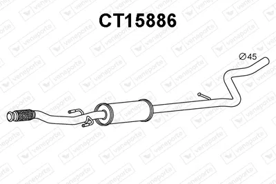 Front Muffler Citroën C3 II · Citroën DS3 · Citroën DS3 Convertible