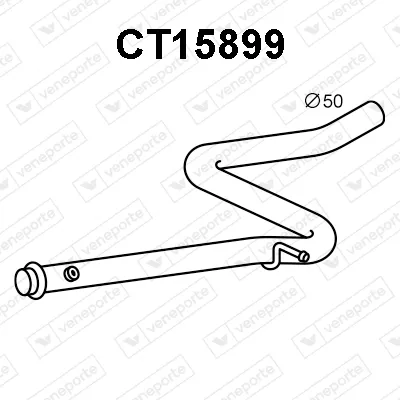 Exhaust Pipe Citroën C4 CACTUS