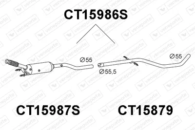 Soot/Particulate Filter, exhaust system Citroën C5 III · Citroën C5 III Break · Peugeot 508 I
