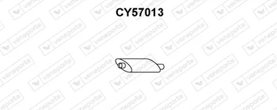 Rear Muffler Jeep CHEROKEE