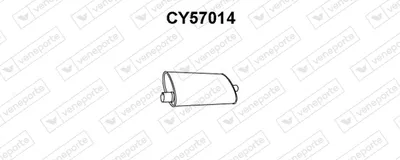 Front Muffler Chrysler VOYAGER II