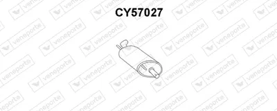 Rear Muffler Chrysler NEON · Chrysler NEON II