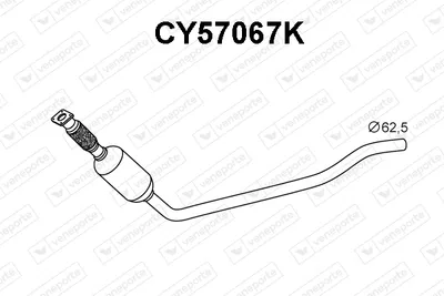 Catalytic Converter Chrysler VOYAGER IV · Chrysler VOYAGER / GRAND VOYAGER IV