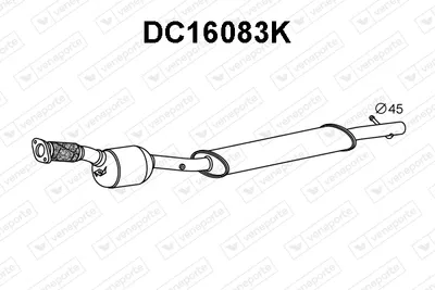 Catalytic Converter Renault DUSTER · Dacia DUSTER