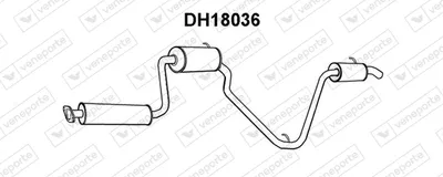 Rear Muffler Daihatsu MOVE