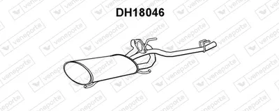 Rear Muffler Daihatsu HIJET Van