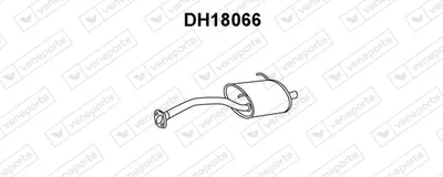 Rear Muffler Daihatsu CHARADE III